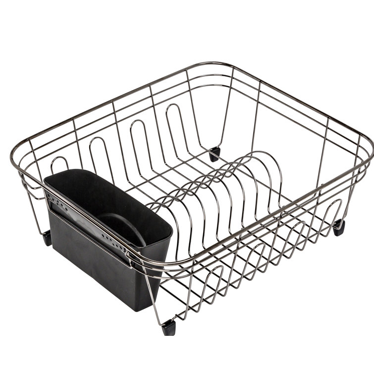 Prep & Savour Hallam Stainless Steel Dish Rack & Reviews Wayfair